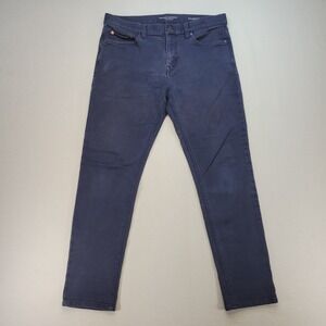 Banana Republic Traveler Pants Mens 33x30 Blue Athletic Tapered Chino Stretch
